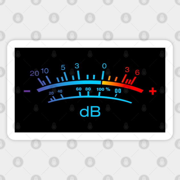 music sound vu meter Sticker by small alley co